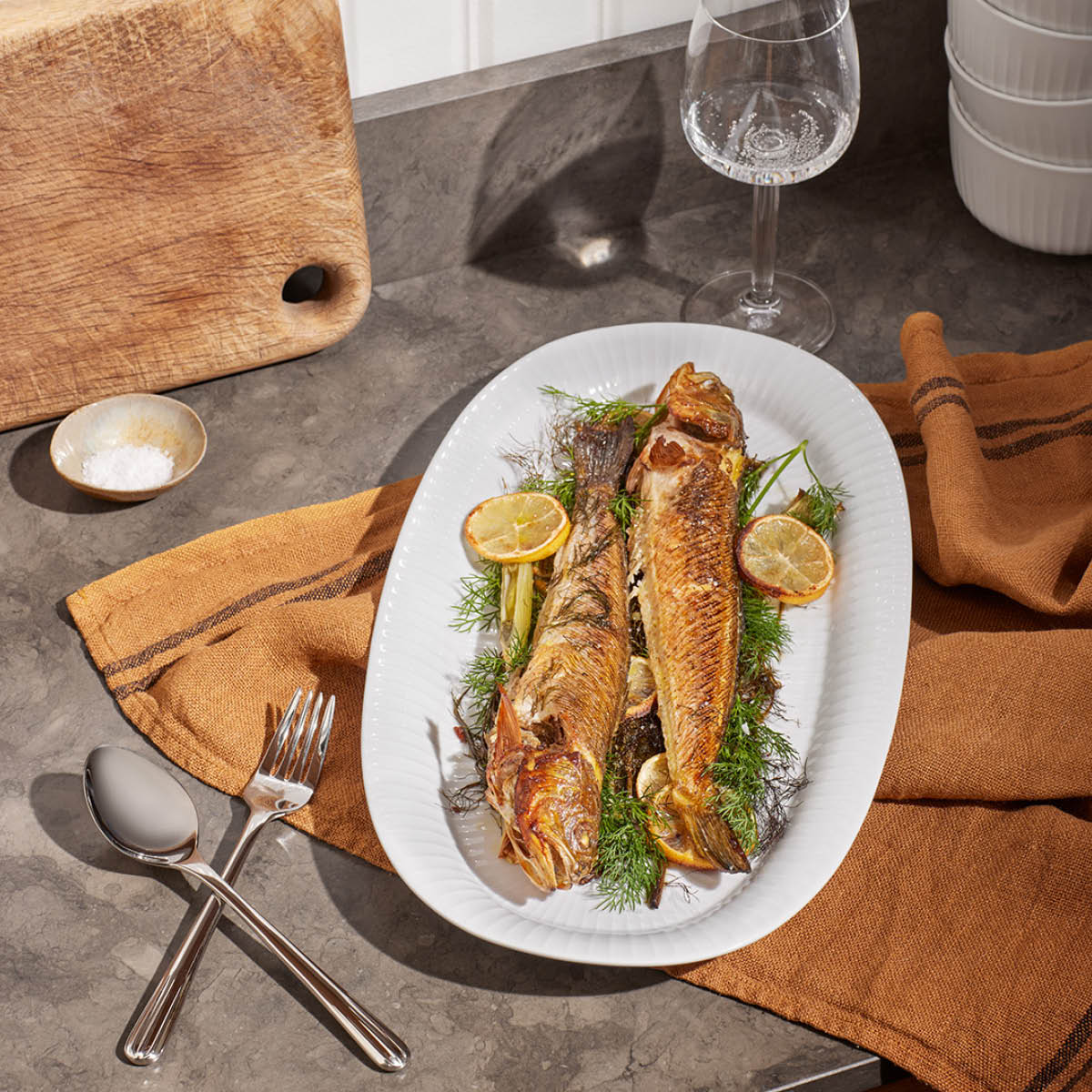 Kähler Hammershøi Aterimet 16 osaa Ruostumaton teräs