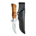 Falken jaktkniv 19,5 cm med slida masurbjörk