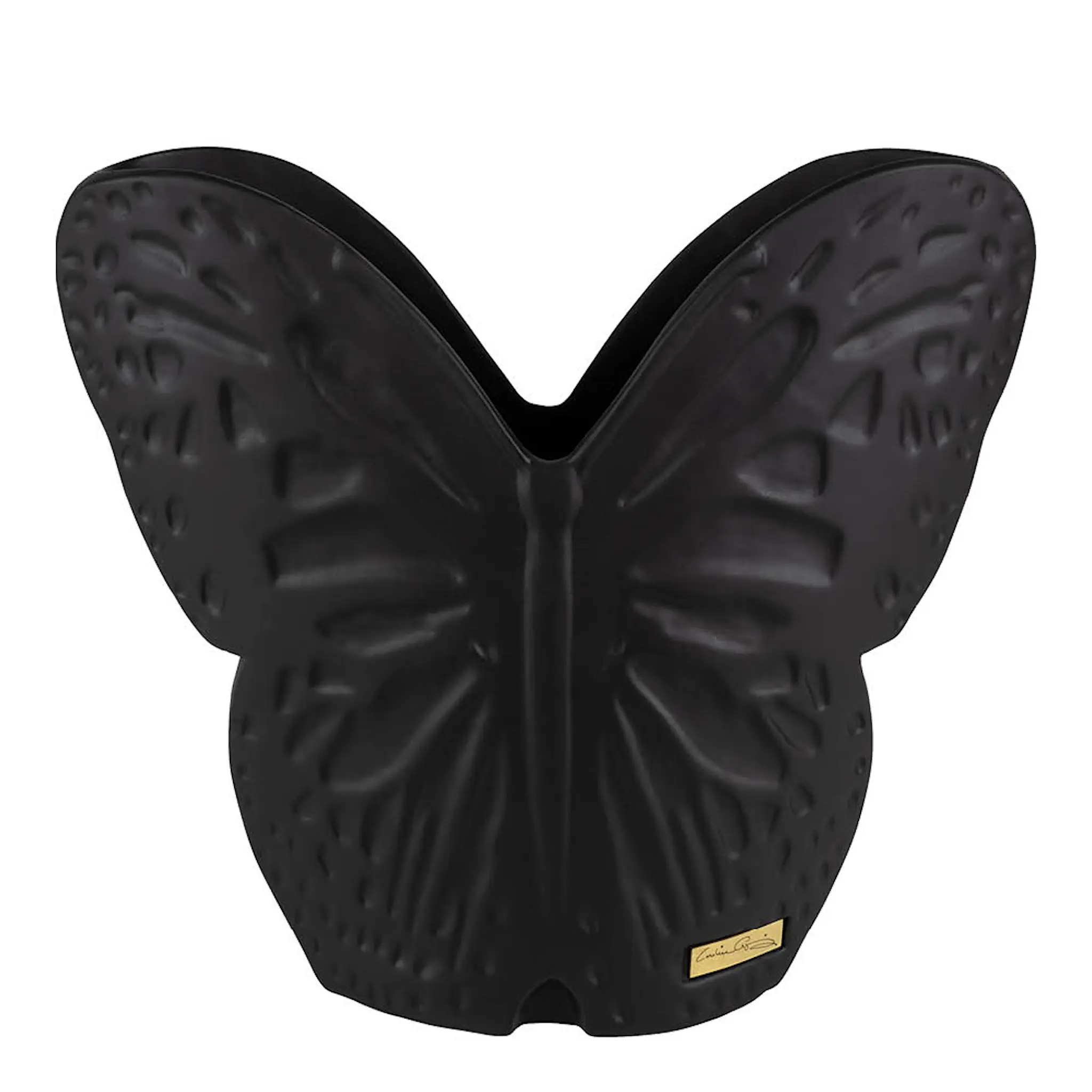 Carolina Gynning Secret Butterfly vas 30 cm svart