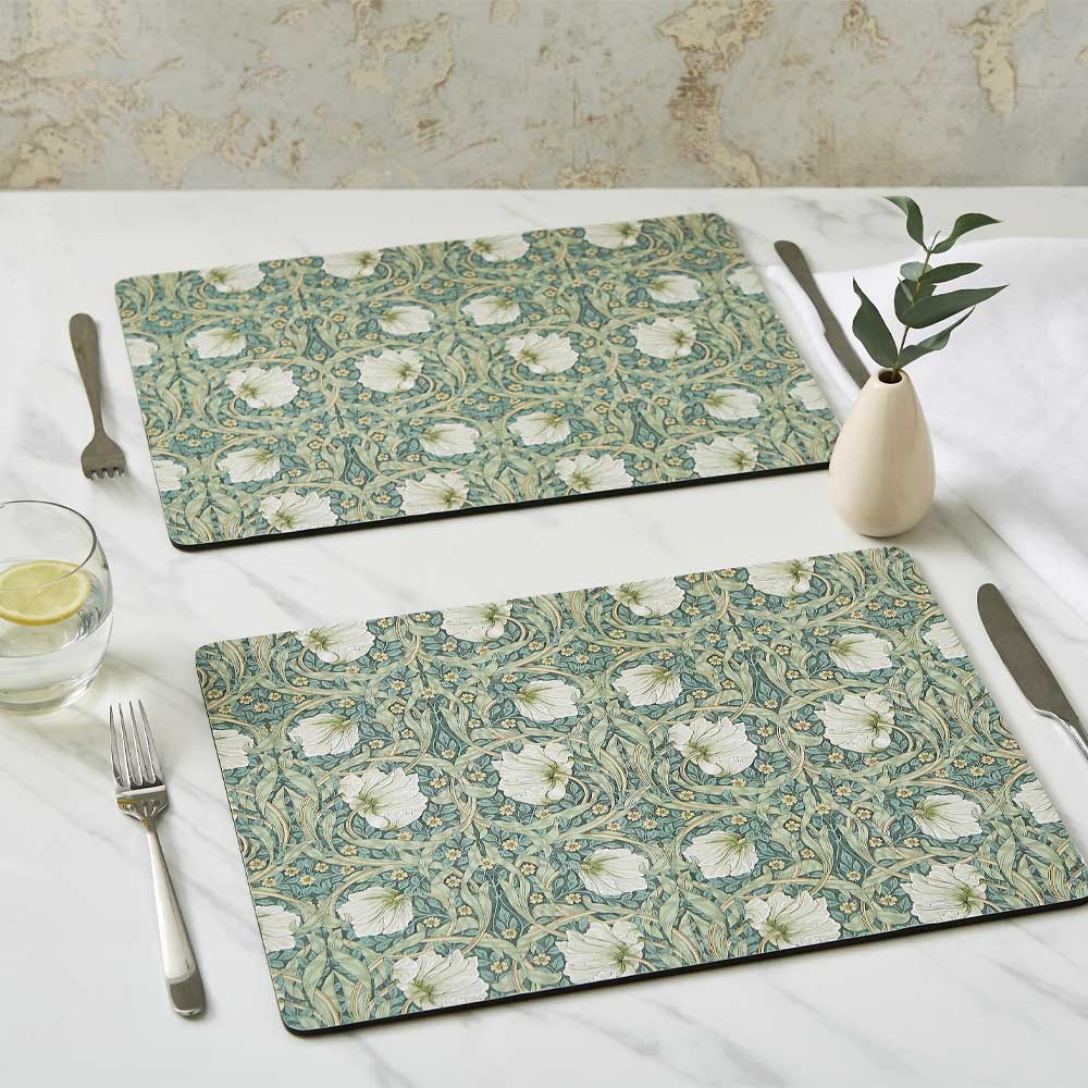 Morris & Co Bordbrikke 30x40 cm 4 stk pimpernel