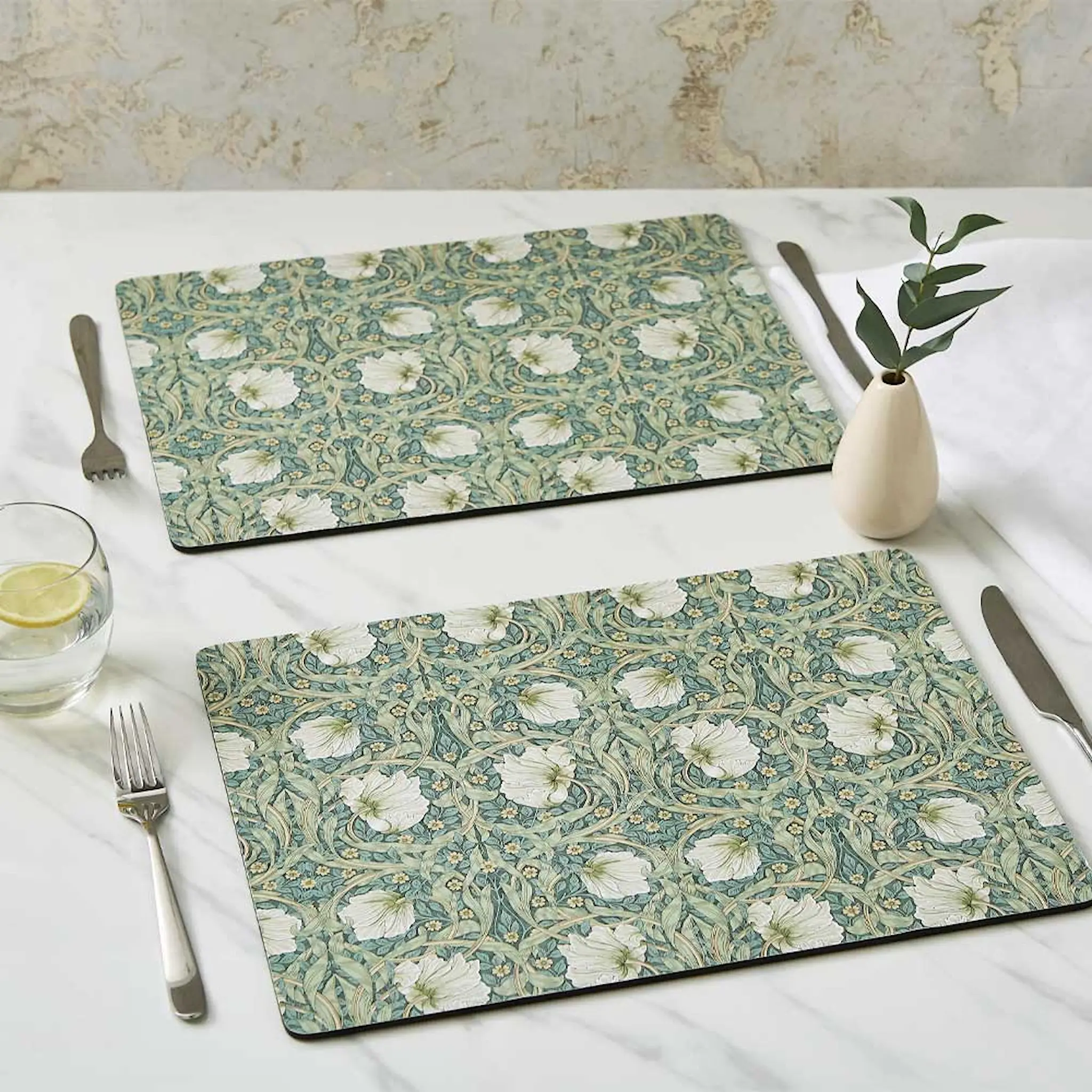 Morris & Co Bordbrikke 30x40 cm 4 stk pimpernel hover