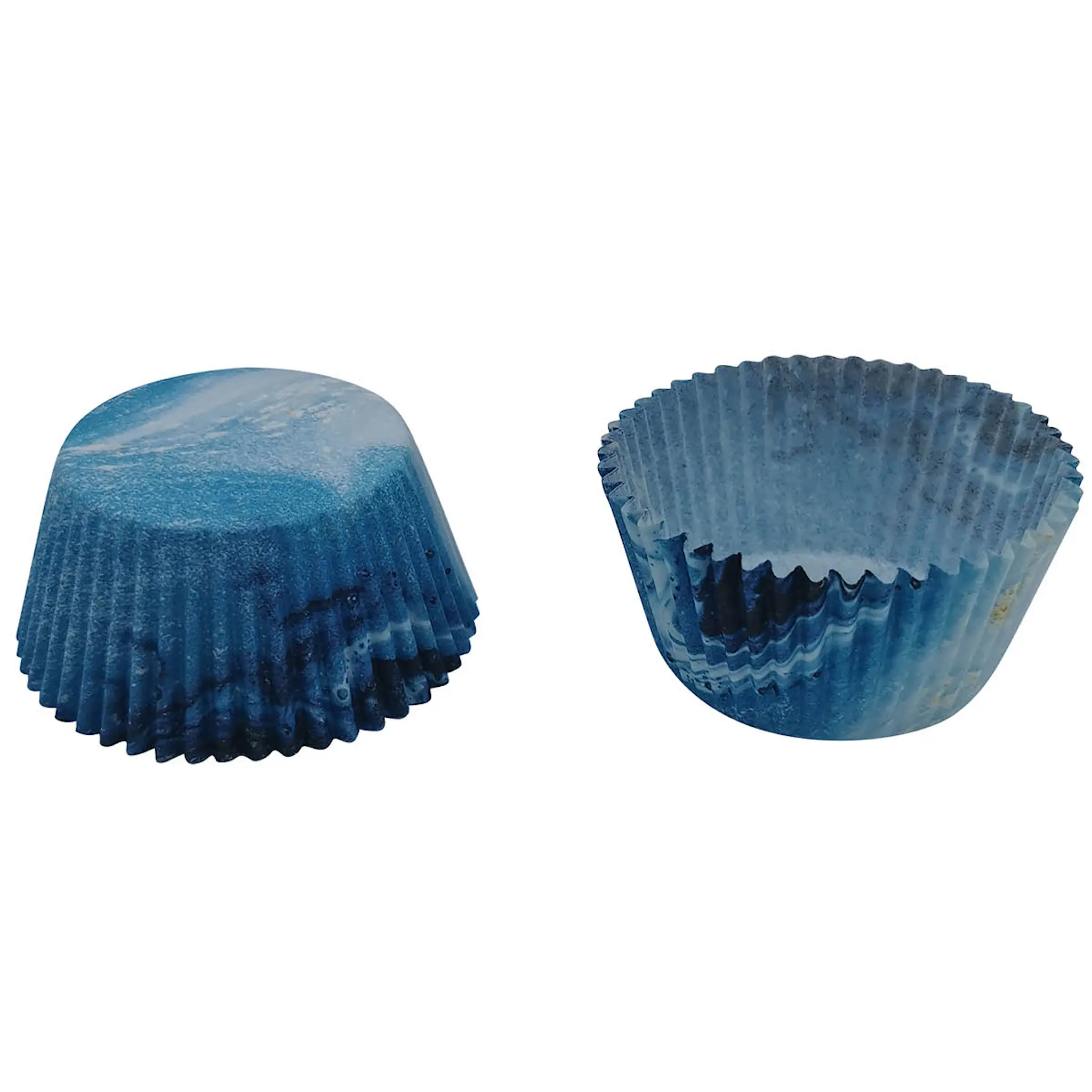 Modern House bAYk Muffinsform 7x5x3,5 cm 50-pack Blå/Vit