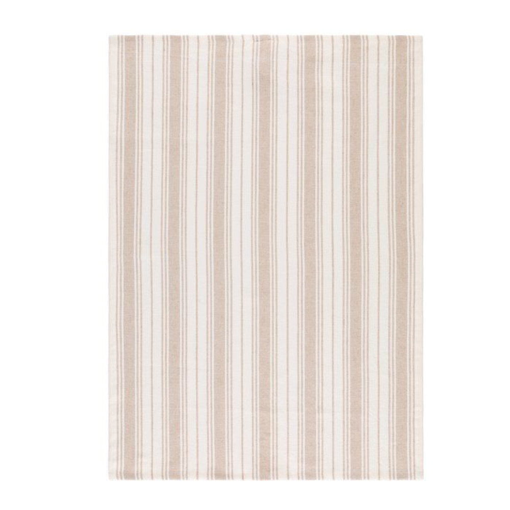 Fanni K Linnea kökshandduk 50x70 cm beige/vit