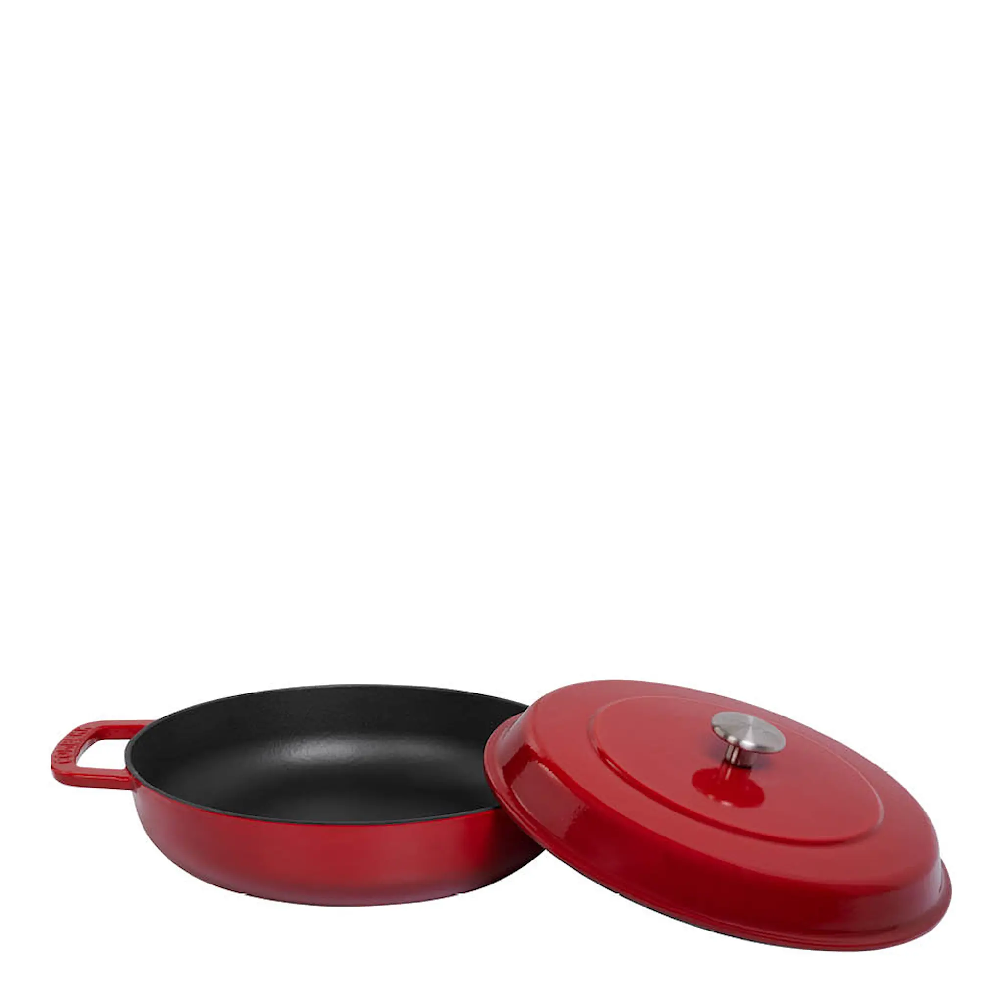 Combekk Braiser gjutjärnsgryta 28 cm 5 L cherry