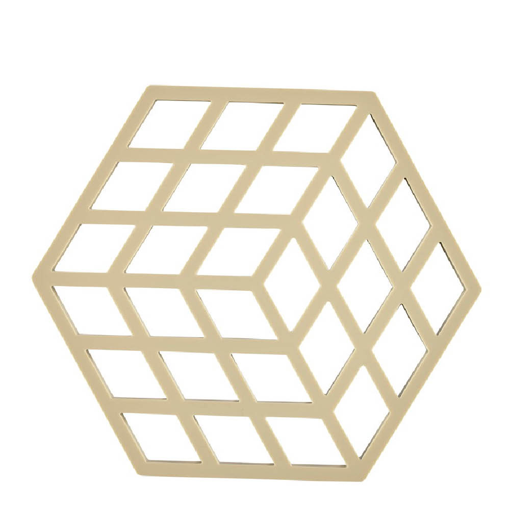 Zone Denmark Cube bordskåner 16x14 cm warm sand