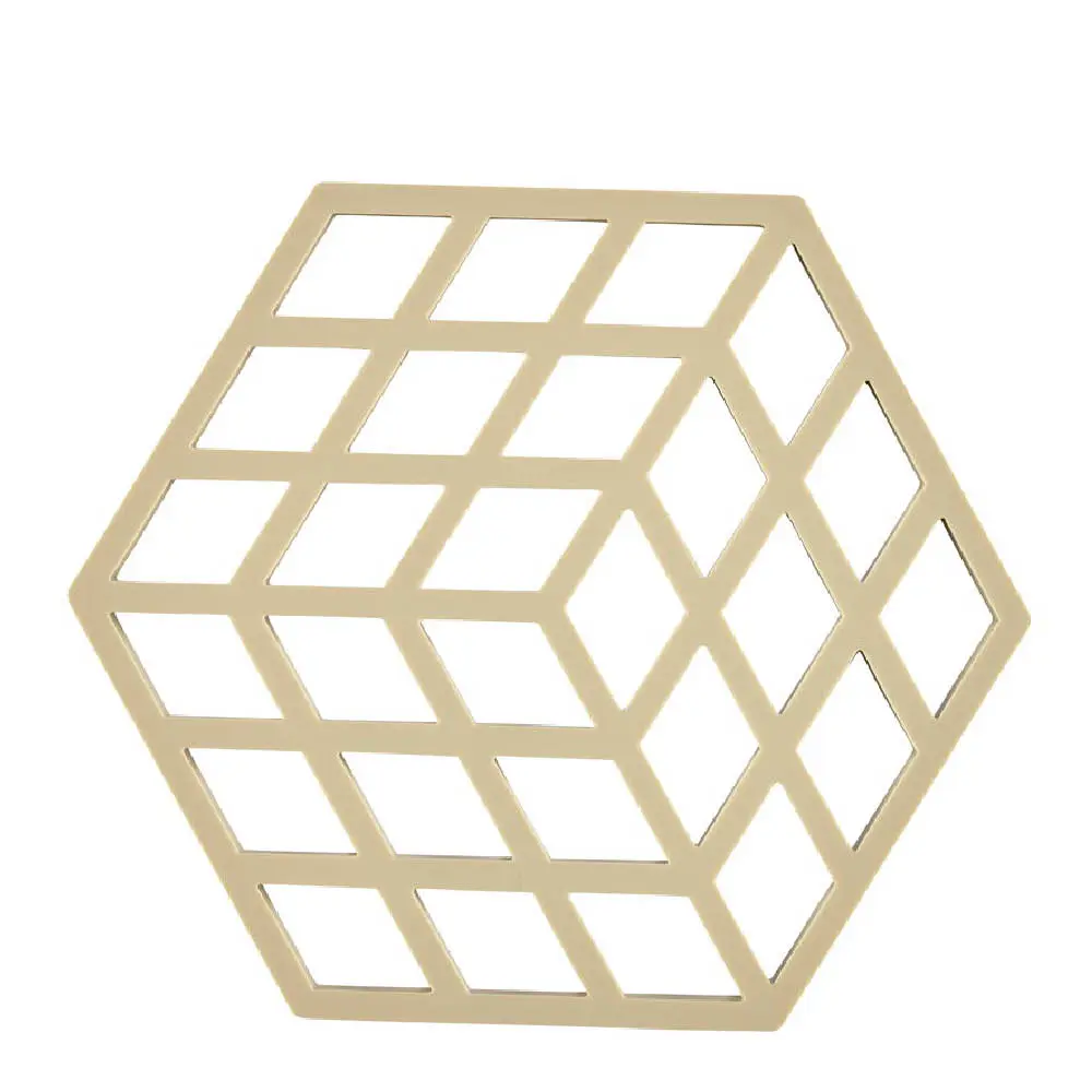 Cube bordskåner 16x14 cm warm sand