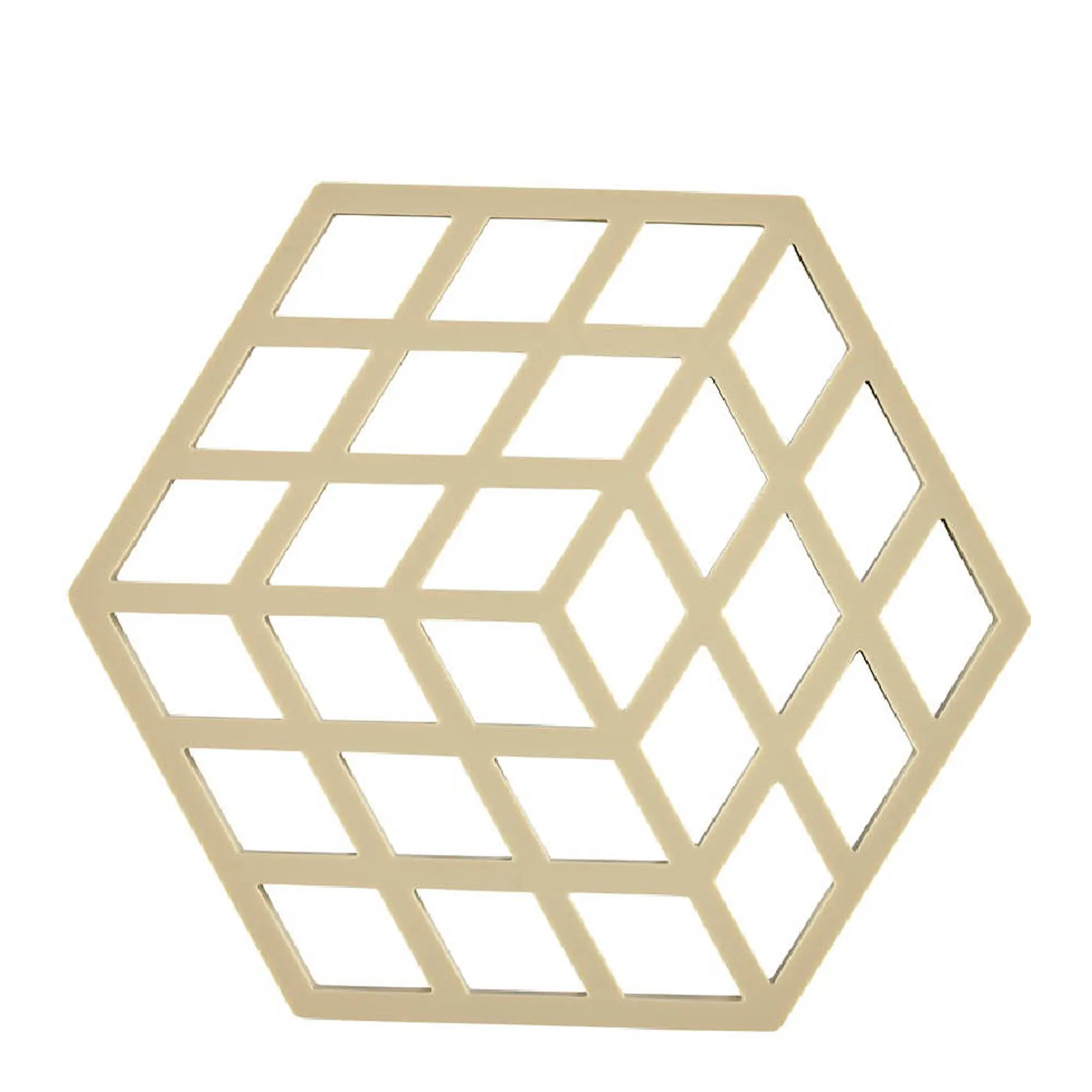 Zone Denmark Cube bordskåner 16x14 cm warm sand