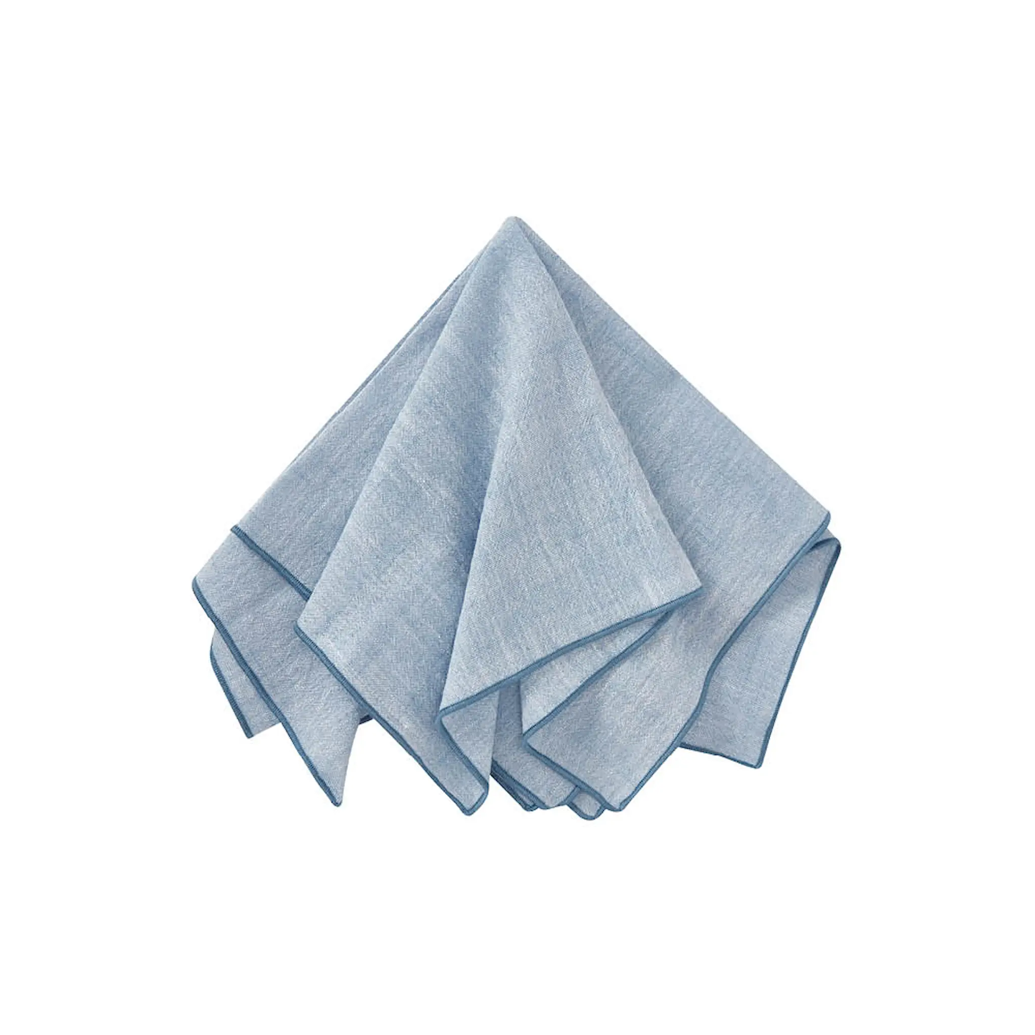 Stiernholm Eline Servett 45x45 cm 2-pack Blå/Vit