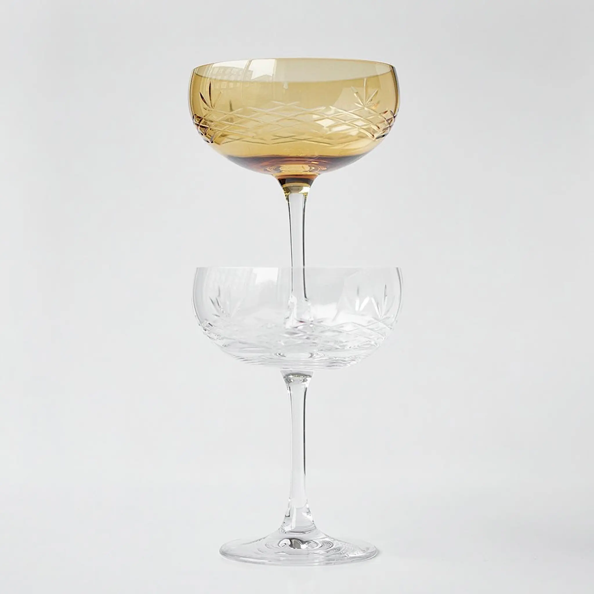 Frederik Bagger Crispy Gatsby Samppanjalasi 30 cl 2 kpl Keltainen