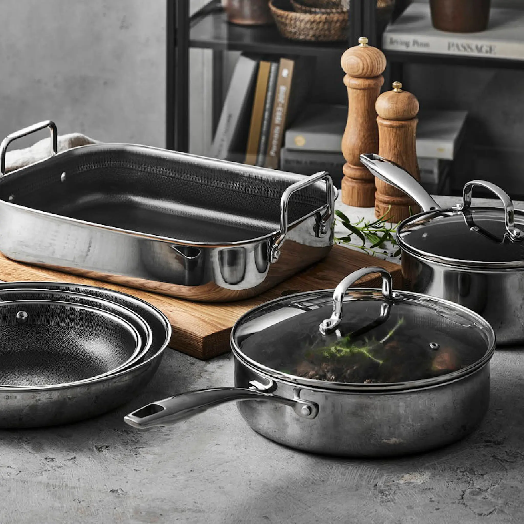 Pillivuyt Gourmet Paillon Hybrid sautépanne 24 cm keramisk