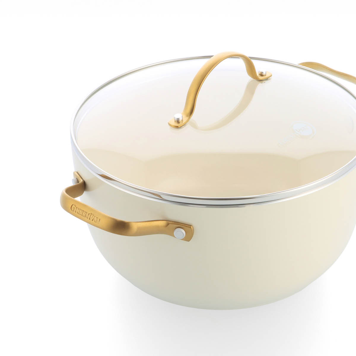 GreenPan Padova Reserve kattilasarja 10 osaa Cream White