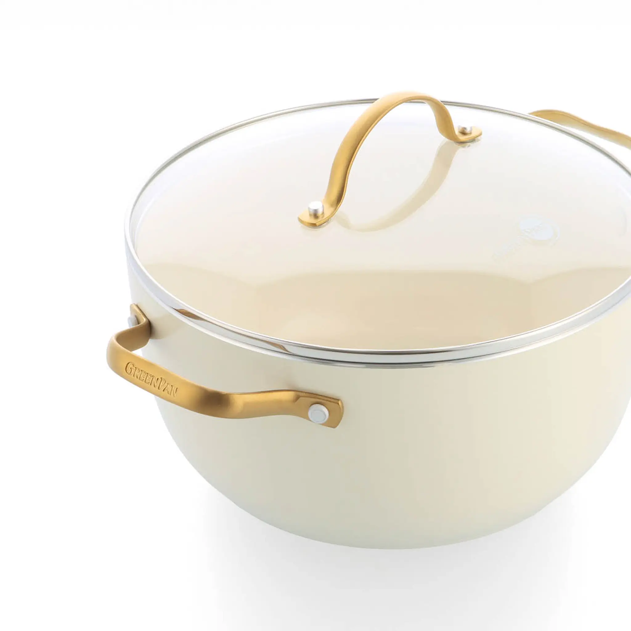 GreenPan Padova Reserve kattilasarja 10 osaa Cream White