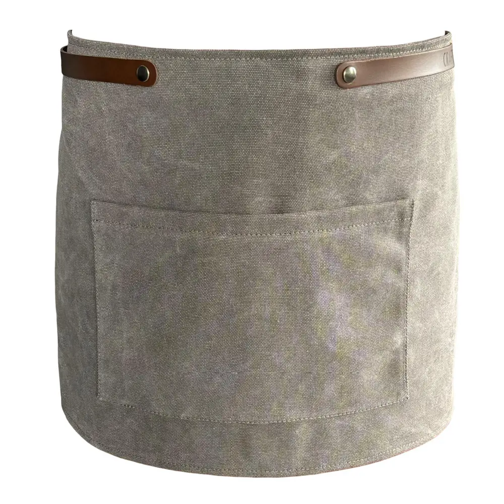 Canvas forkle kort 67x35 cm grå