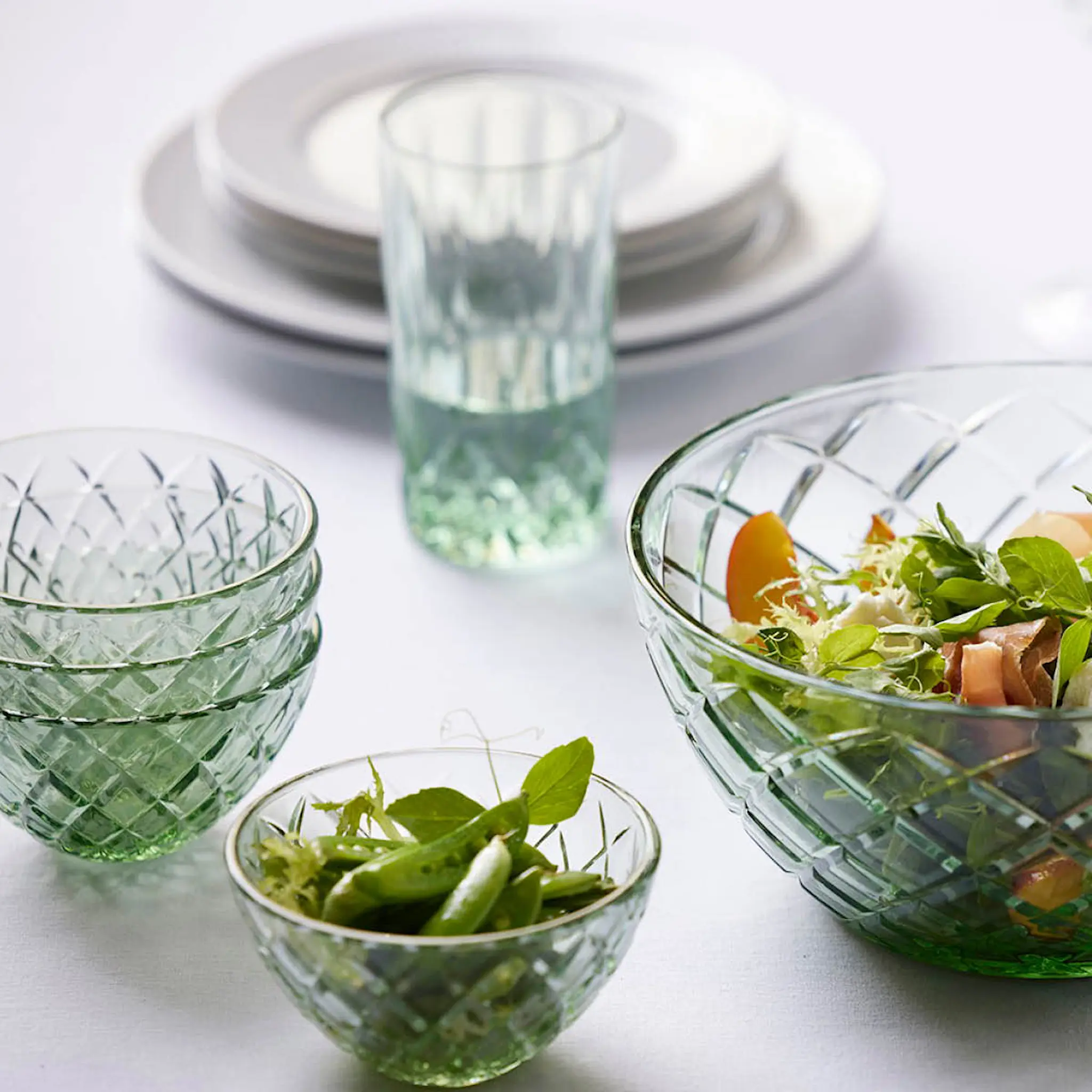 Lyngby Glas Sorrento Highball Lasi 38 cl 4 kpl Vihreä