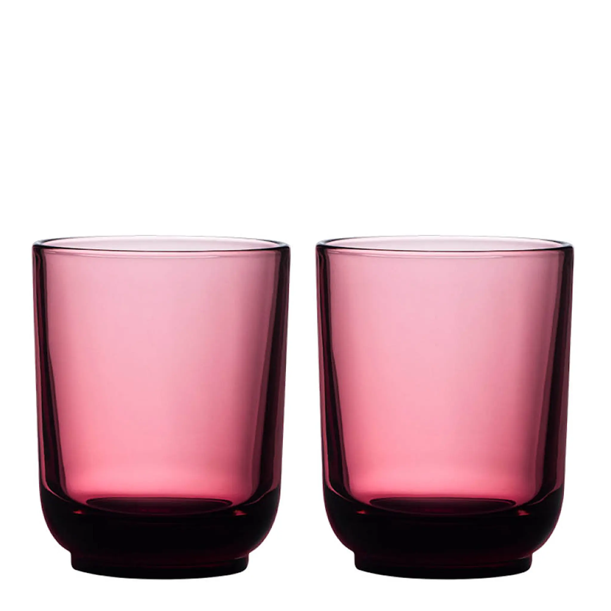 Fellow Pirch latteglas 33 cl 2-pack Garnet