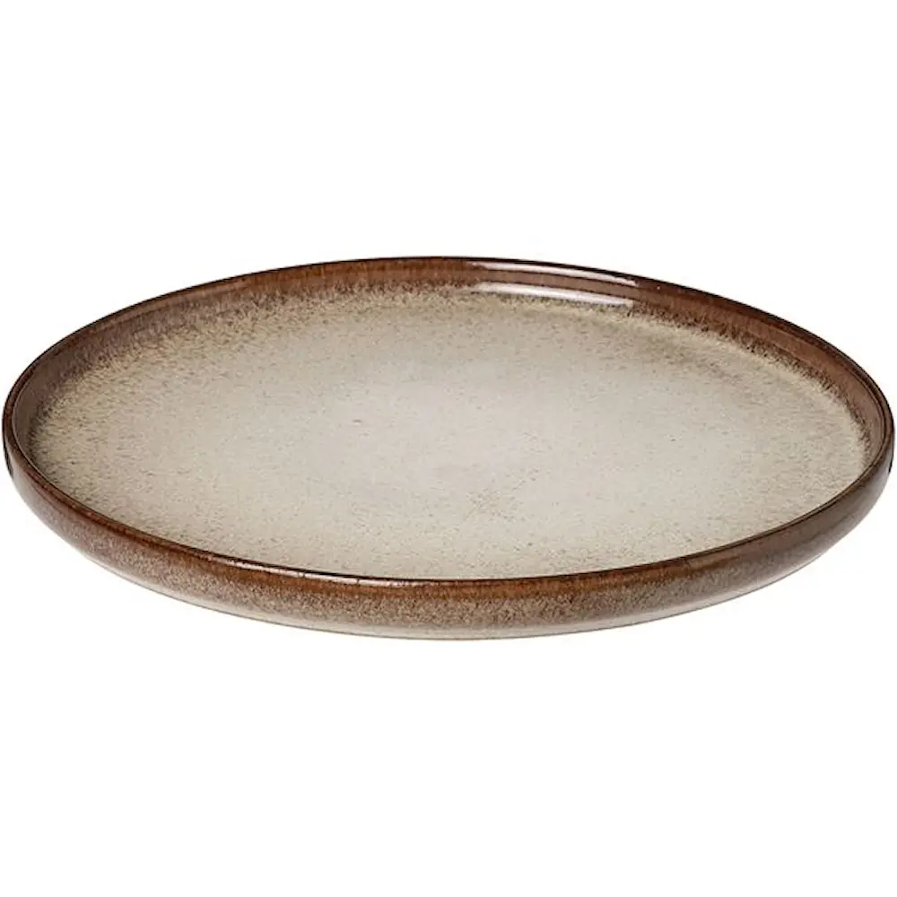 Sonja middags tallerken 27 cm brun