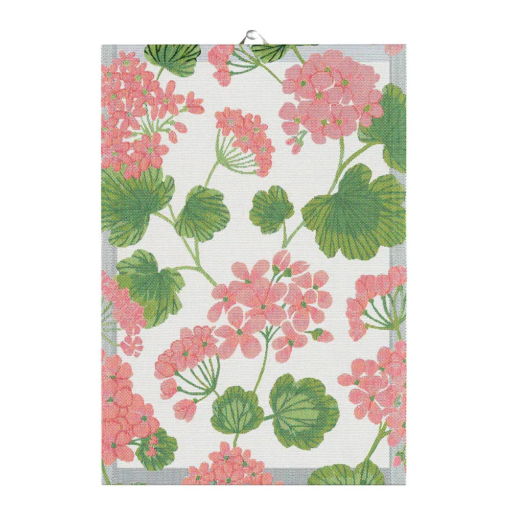 Pelargonia Käsipyyhe 35x50 cm Vaaleanpunainen