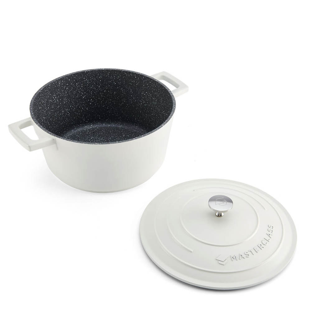 MasterClass Cast Aluminium gryta 4 L creme