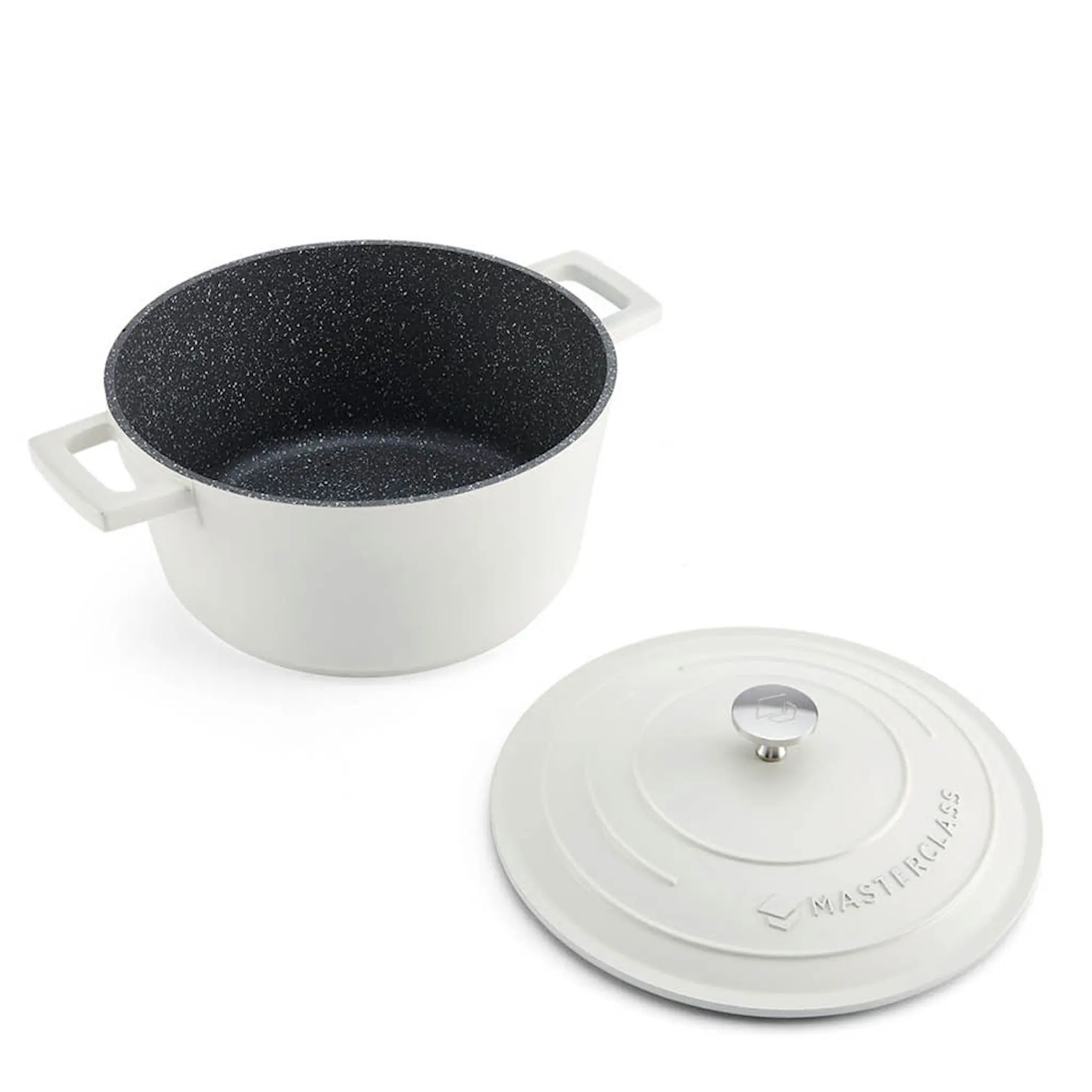 MasterClass Cast Aluminium gryta 4 L creme