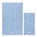 Piirto Unikko badlakan 160x100 cm + 100x50 cm 2-pack blå/vit