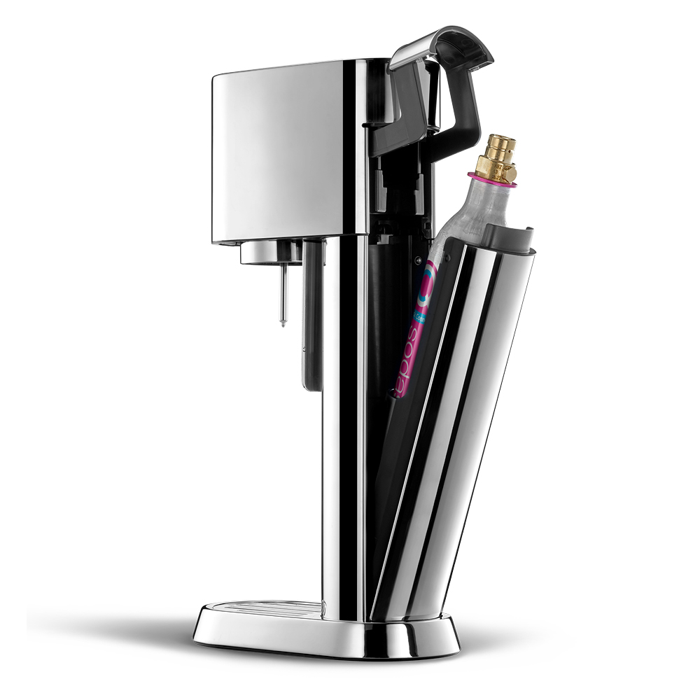 Sodastream Ensō kullsyremaskin uten sylinder stål