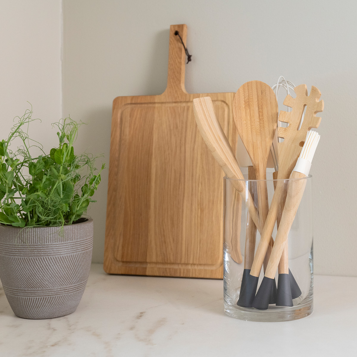 Maku Kitchen Life Silikonpensel med bambuskaft 24 cm