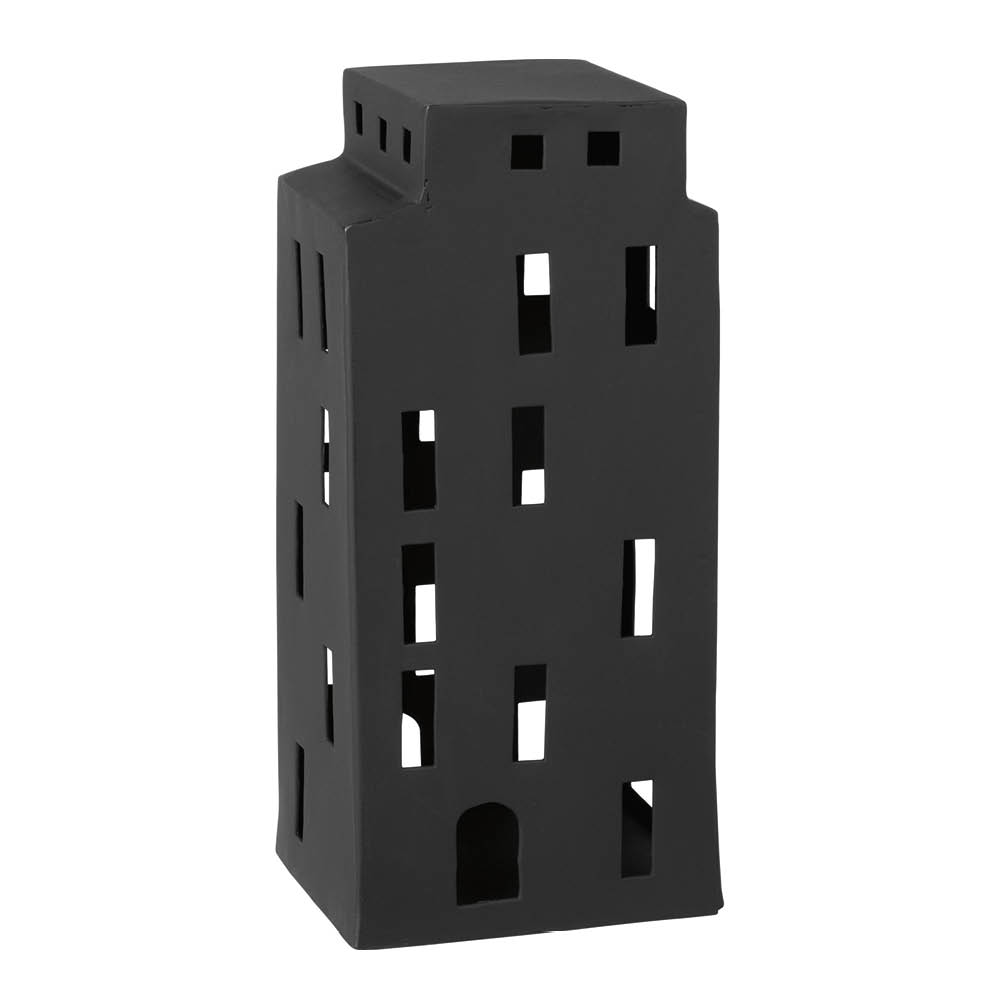 Villeroy & Boch Christmas Chic ljuslykta 22,5 cm svart