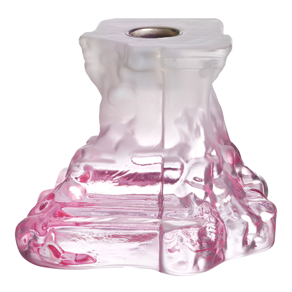 Kosta Boda Rocky Baroque lysestake 9,5 cm spicy rose