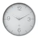 Finesse nXt väggklocka 30,5 cm krom/grå