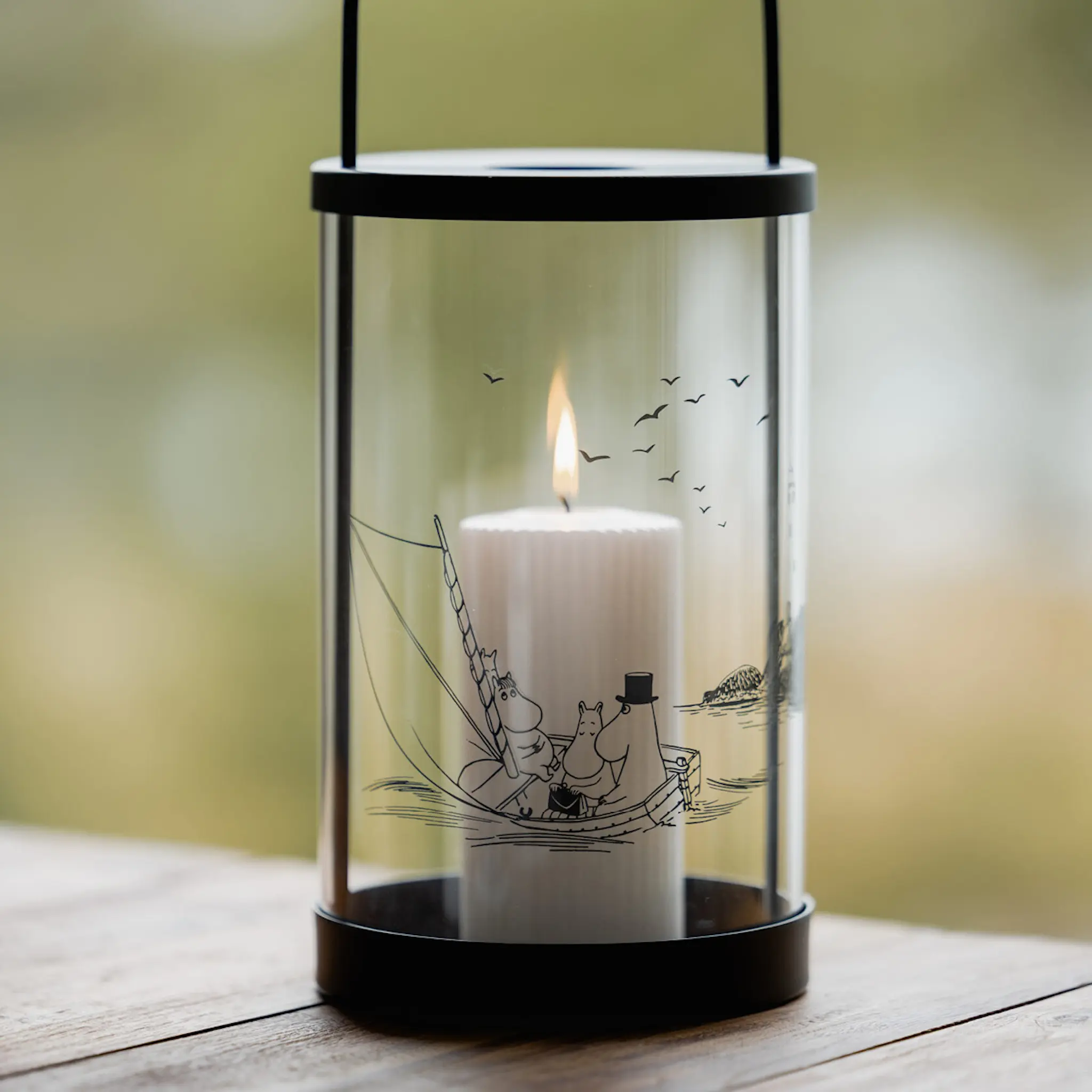 Muurla Mumin ljuslykta 37 cm sjömän