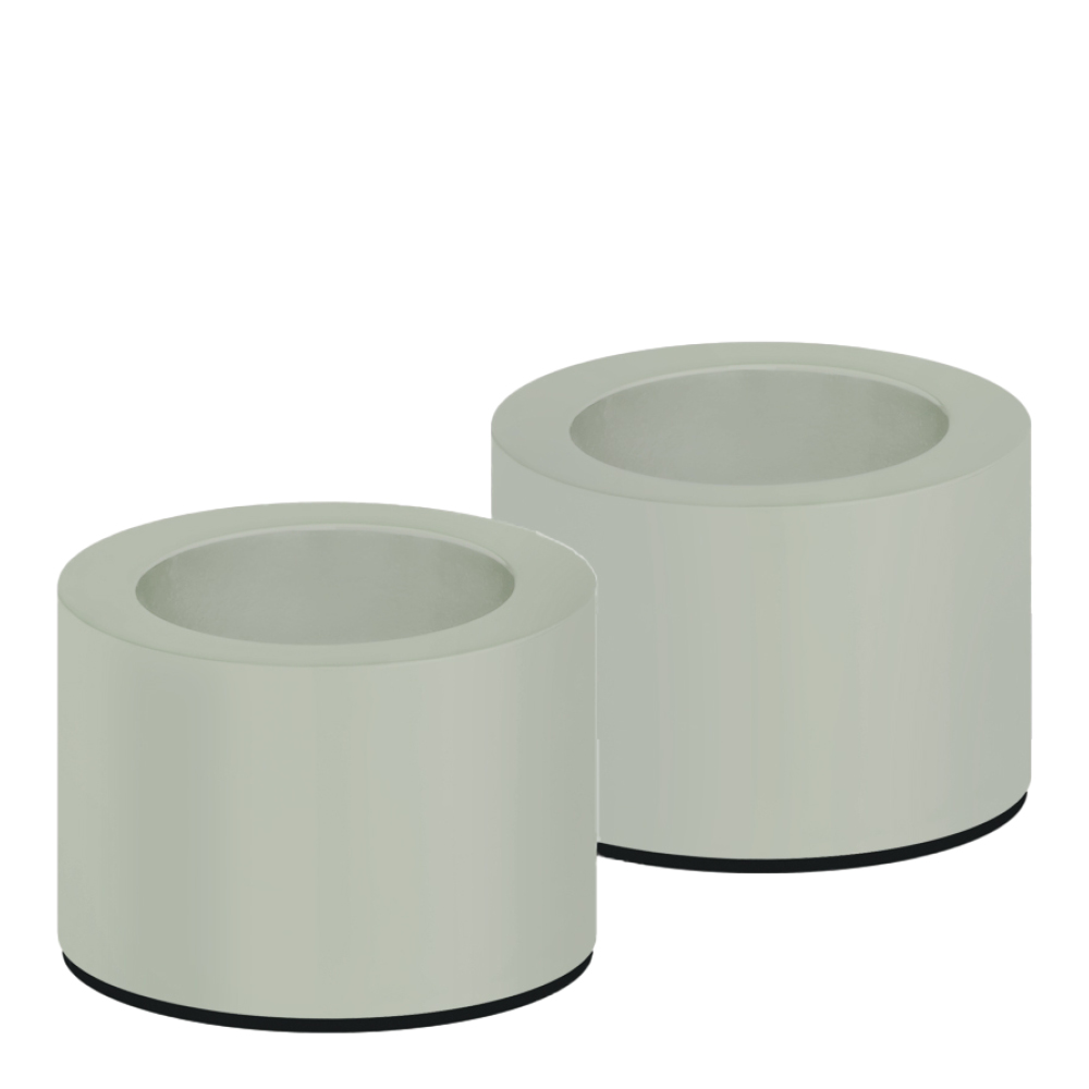 Uyuni Lighting - Taper Candles Kynttilänjalka 3,2x2,3 cm 2 kpl Dusty Green