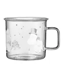 Mumin glasmugg 35 cl låt det snöa