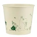 Mumin plåtkruka 16 cm naturvit