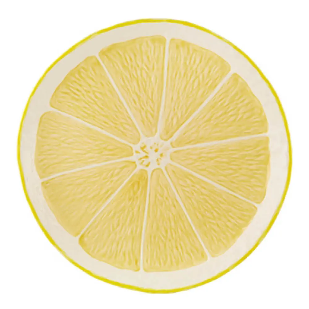 Sitron tallerken 33 cm sitrongul