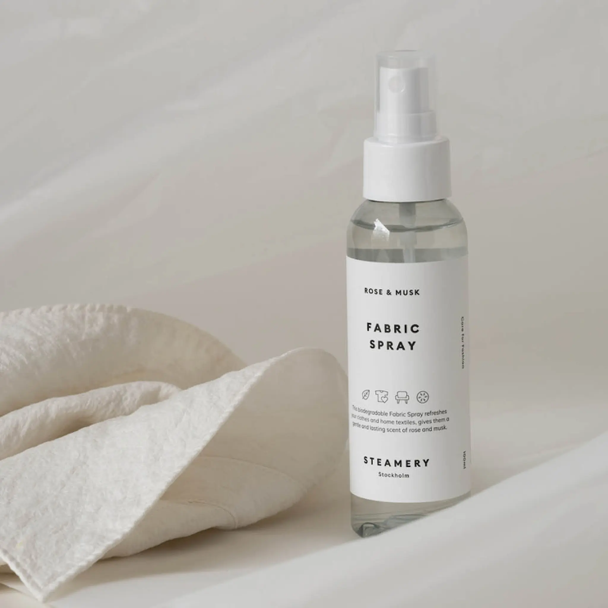 Steamery Textilspray ros & mysk 100 ml