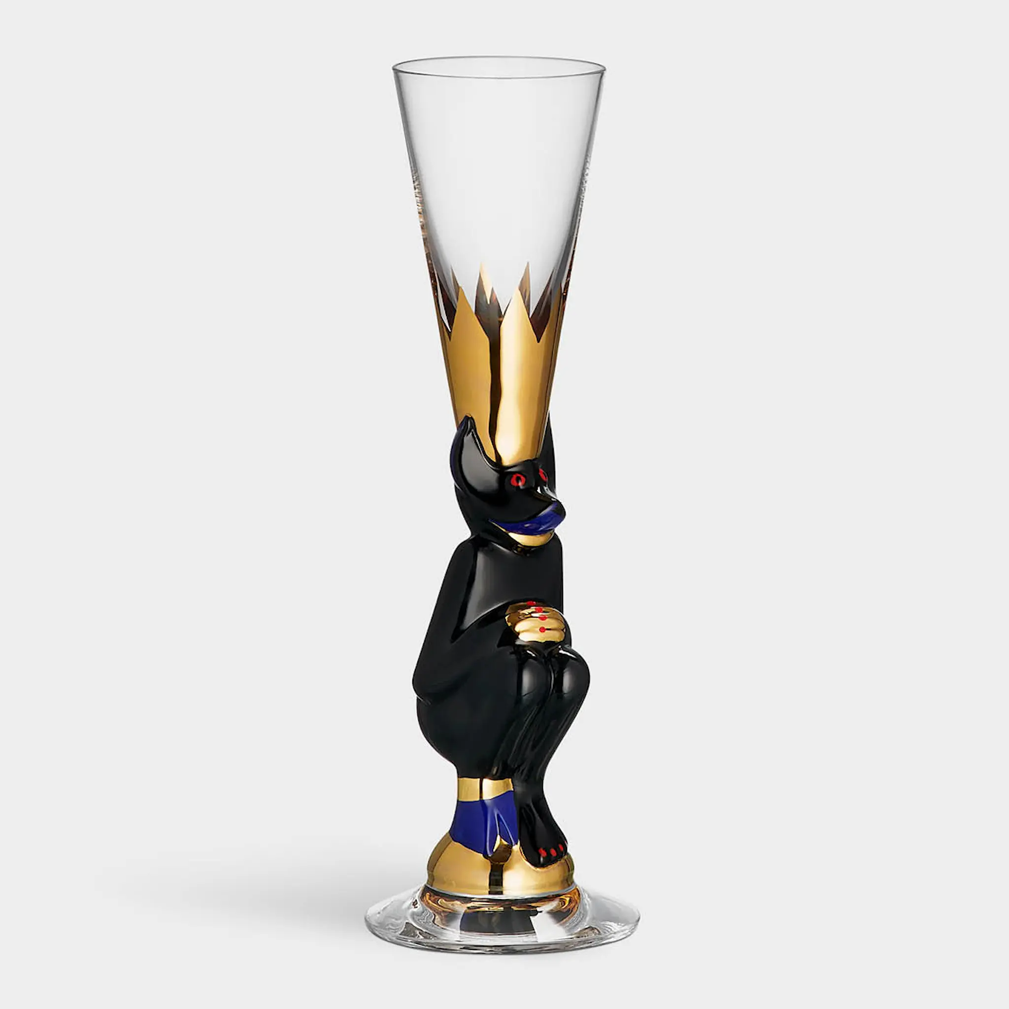 Orrefors Nobel The Sparkling Devil Snapsilasi 4 cl Musta