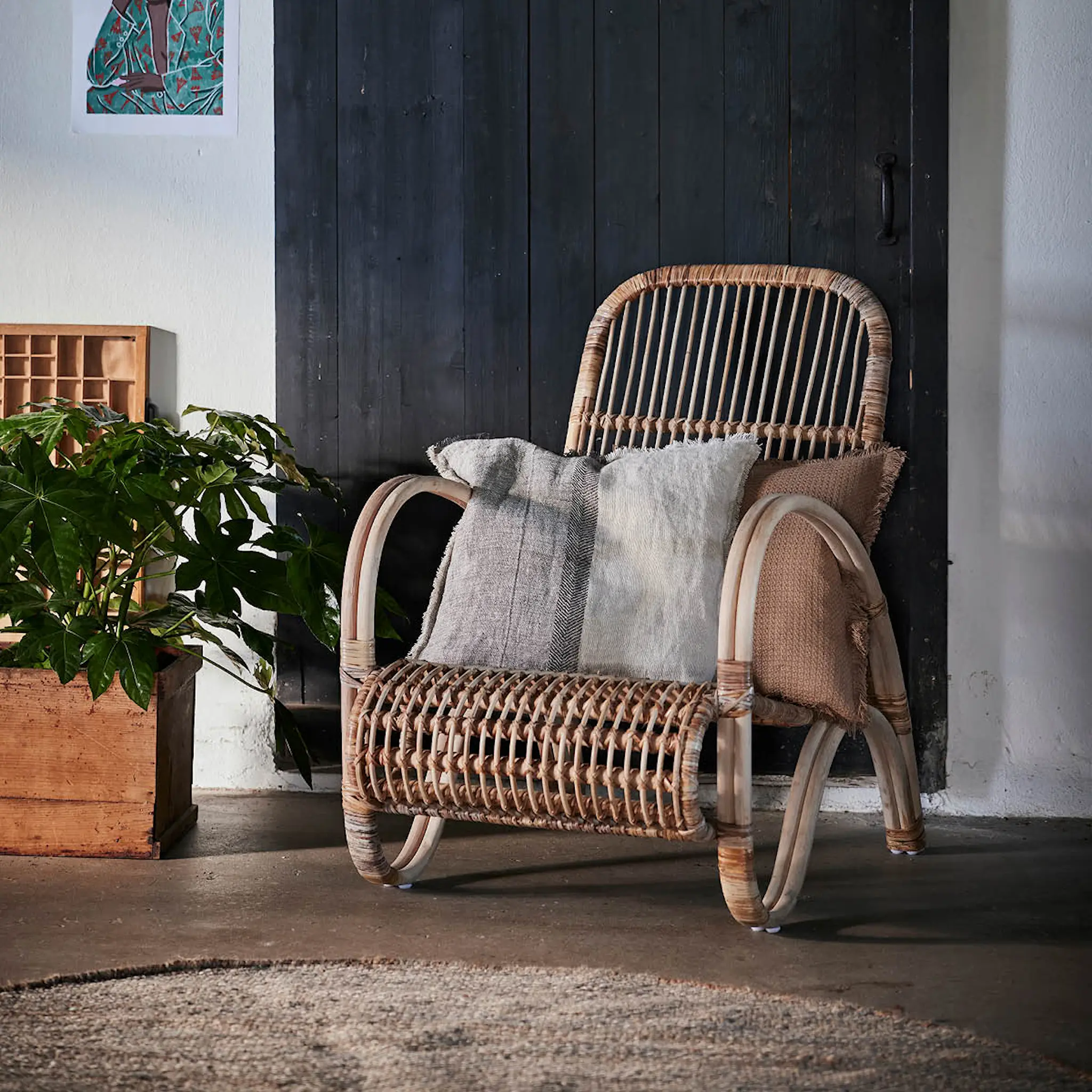 Lene Bjerre Ana putetrekk 50x50 cm grå