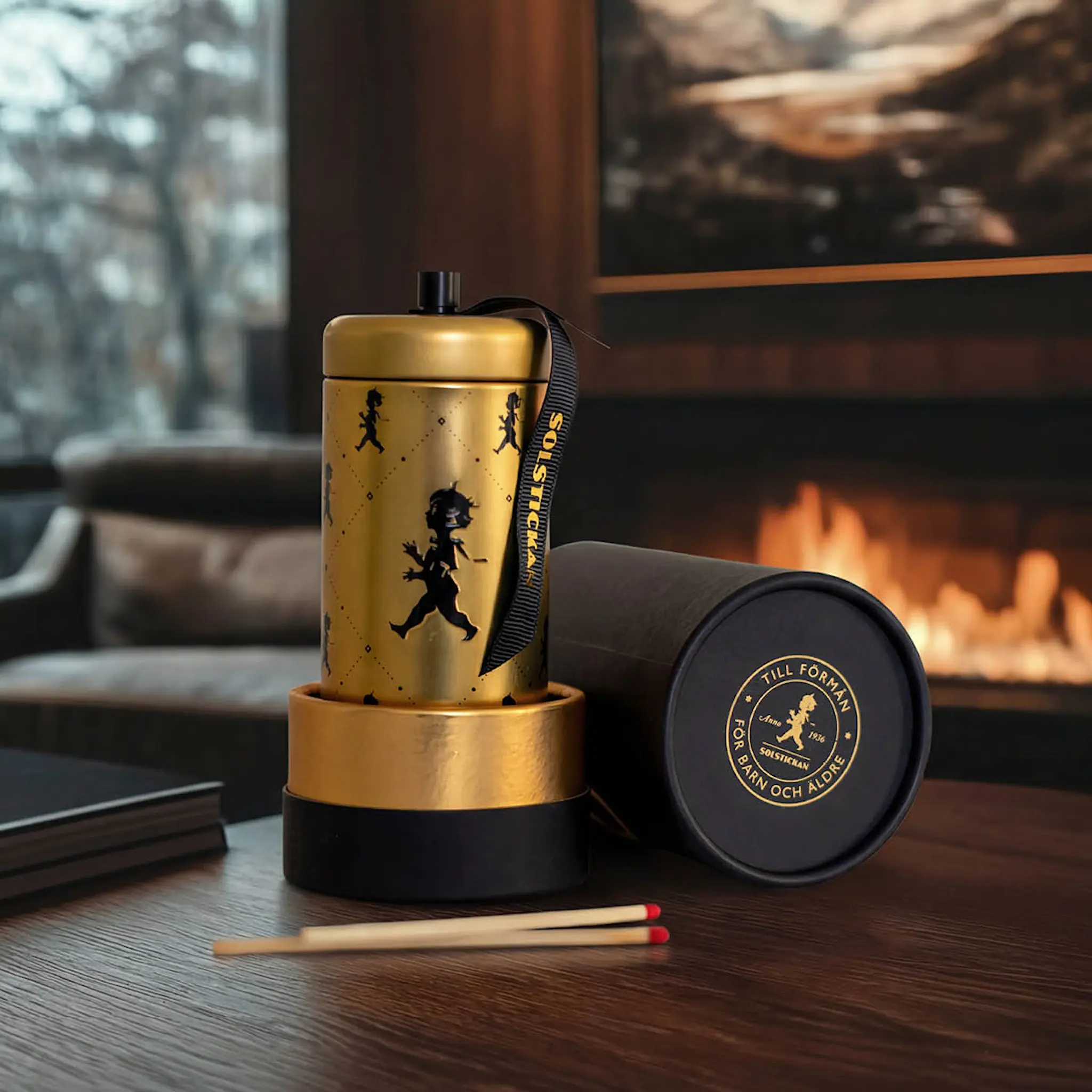 SOLSTICKAN Tulitikkupurkki vuosi 2026