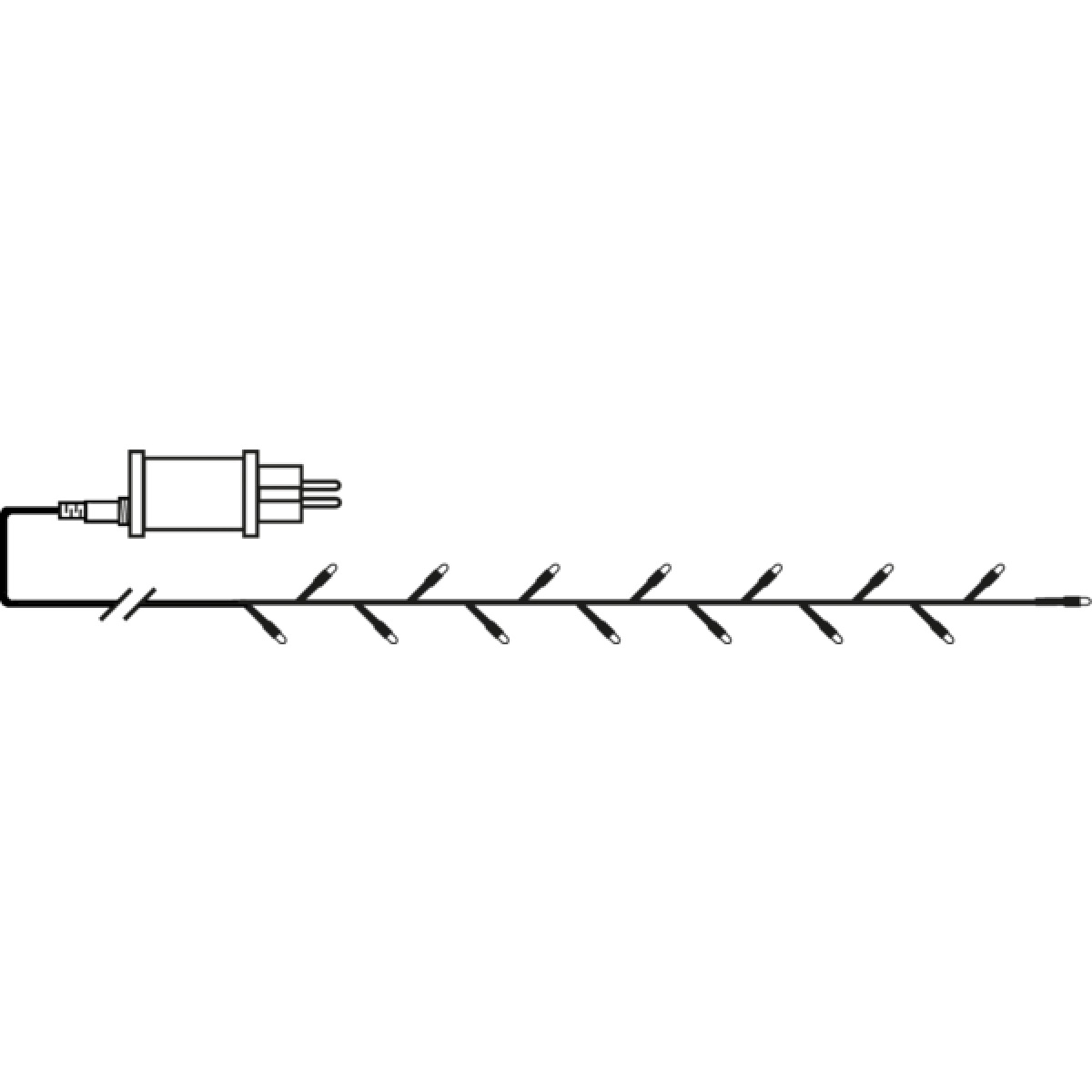 Star Trading Crispy Ice White lyslenke 180 lys