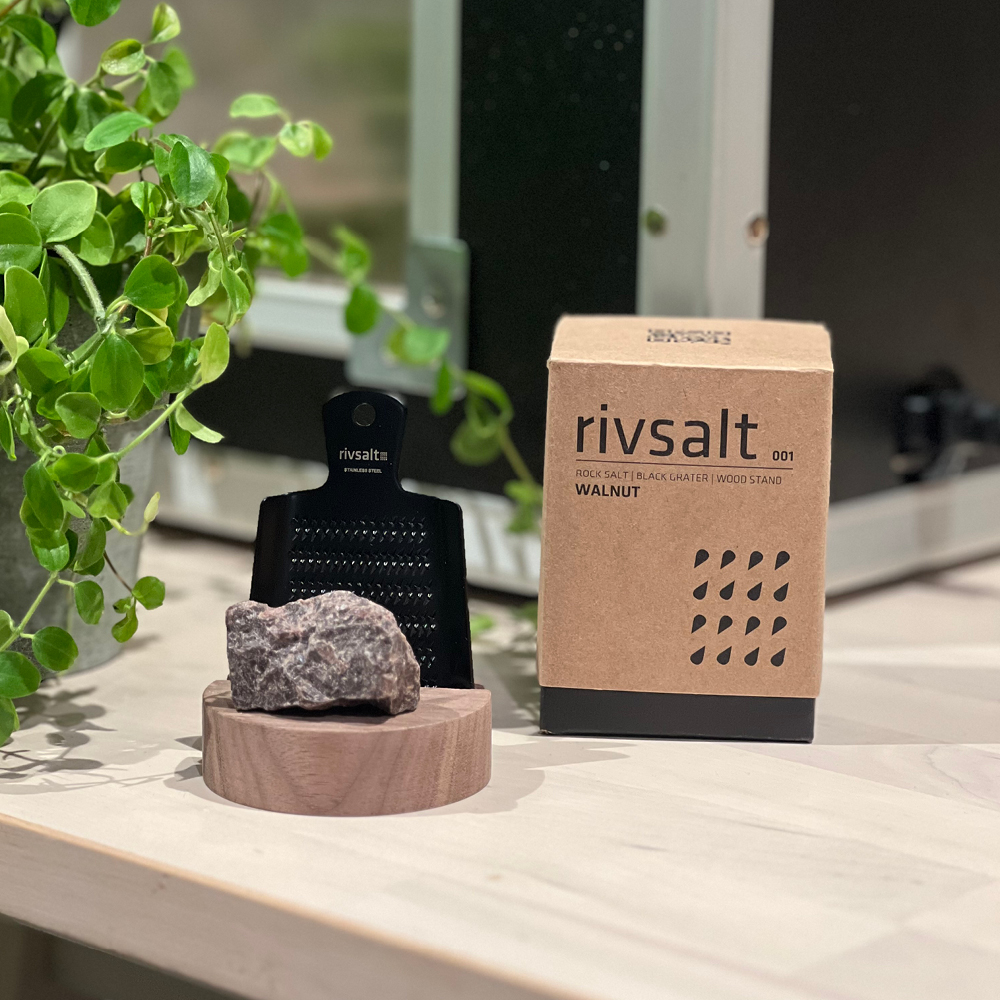 Rivsalt Rivsalt med rivjärn & ställ Walnut 001