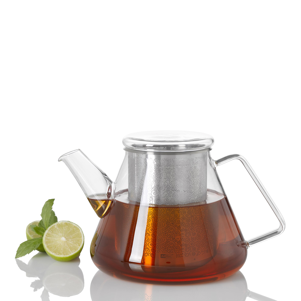 AdHoc Orient tekanna i glass 18x15 cm