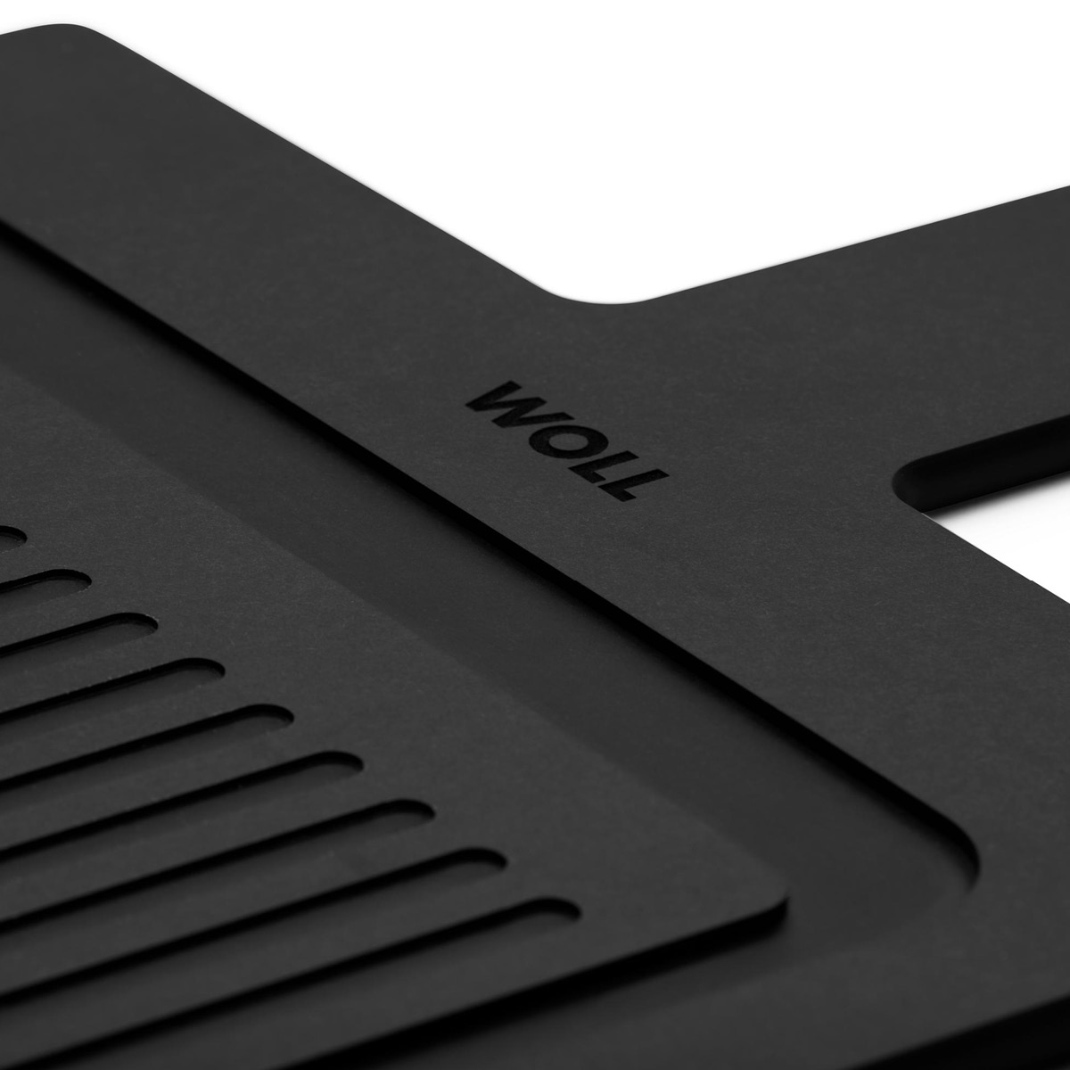 Woll Cut it skjære- & serveringsbrett 37x25 cm svart