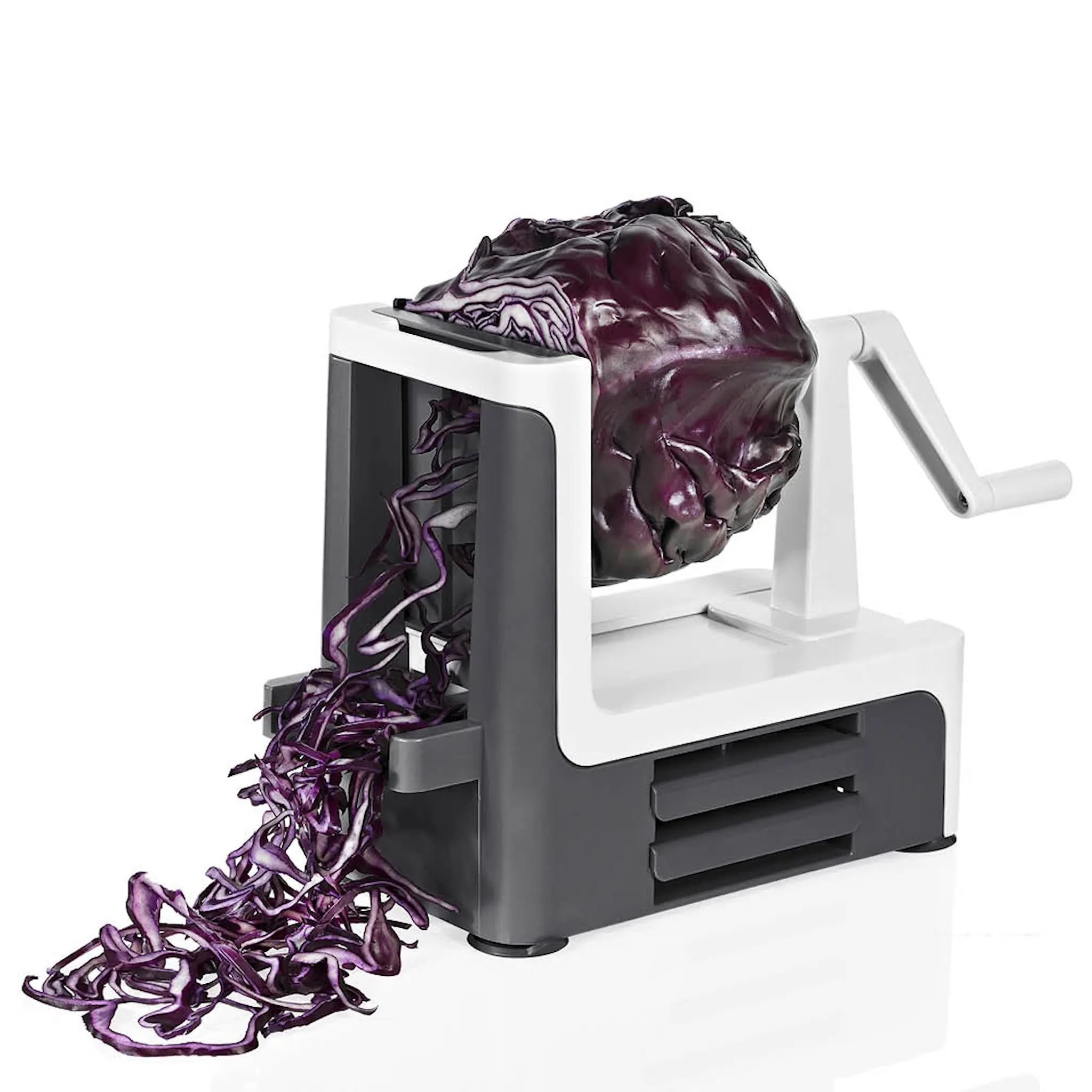Lurch Spiralizer med 3 knivar: 2mm, 3mm och spiraler