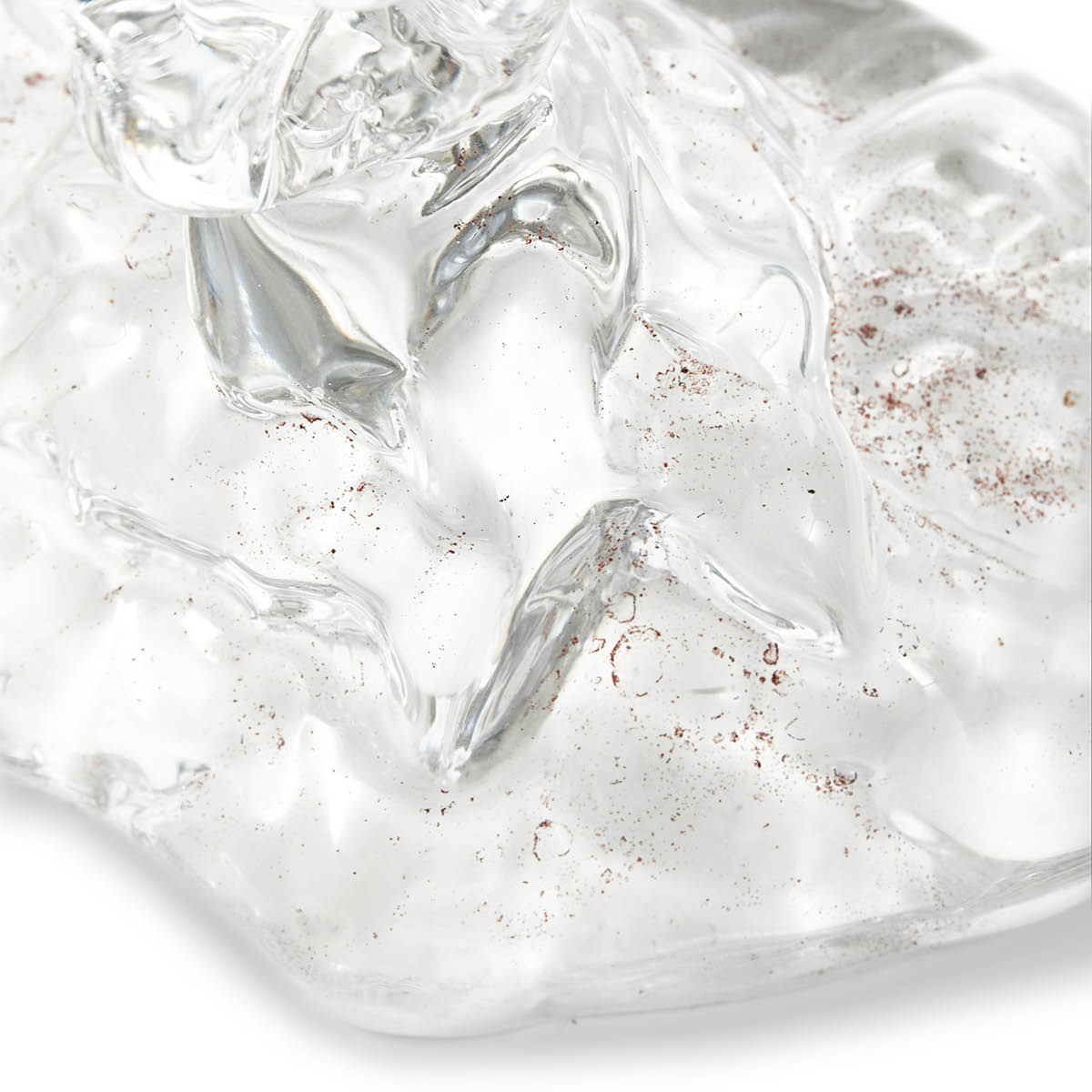 Pols Potten Drip ljusstake i glas 14 cm klar