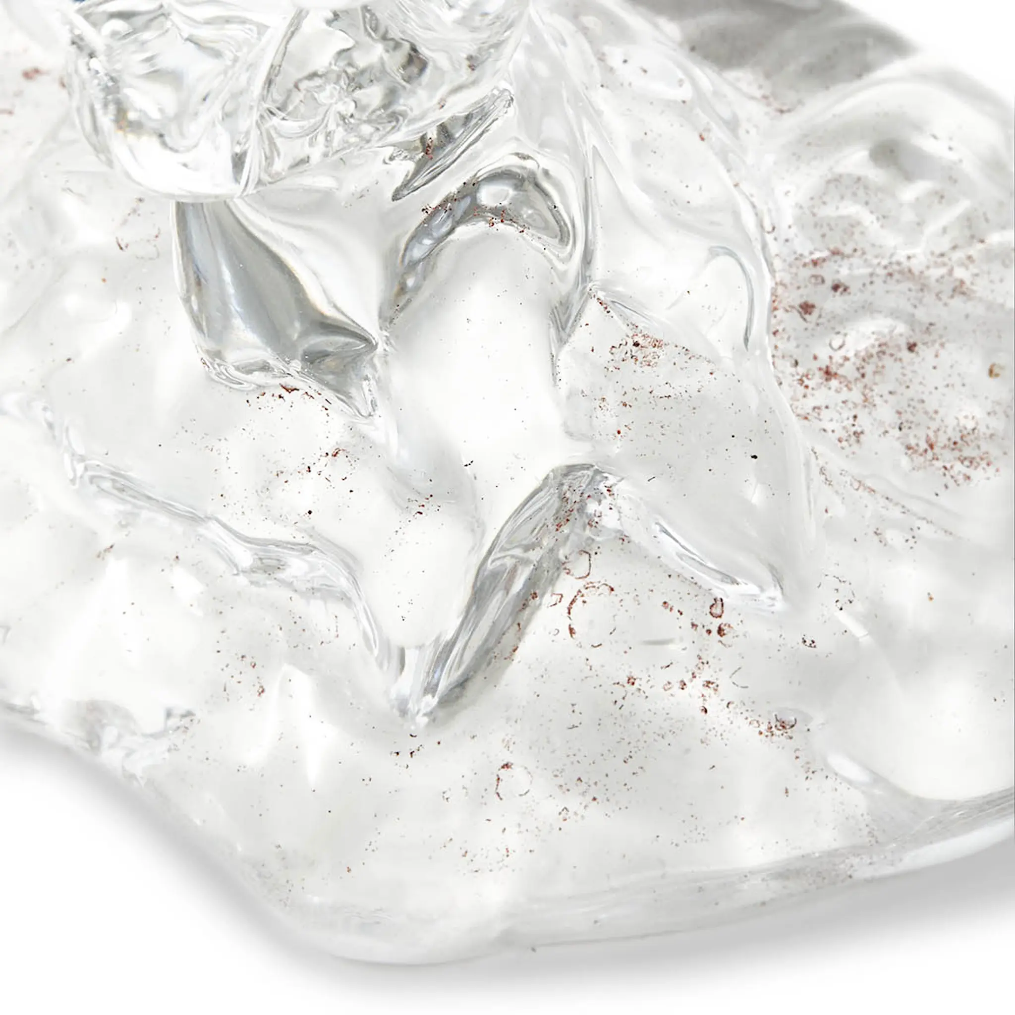 Pols Potten Drip ljusstake i glas 14 cm klar