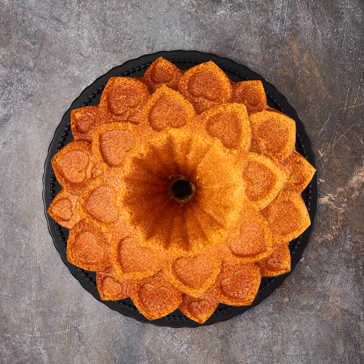 Birkmann Contoura bakform love 29 cm silver