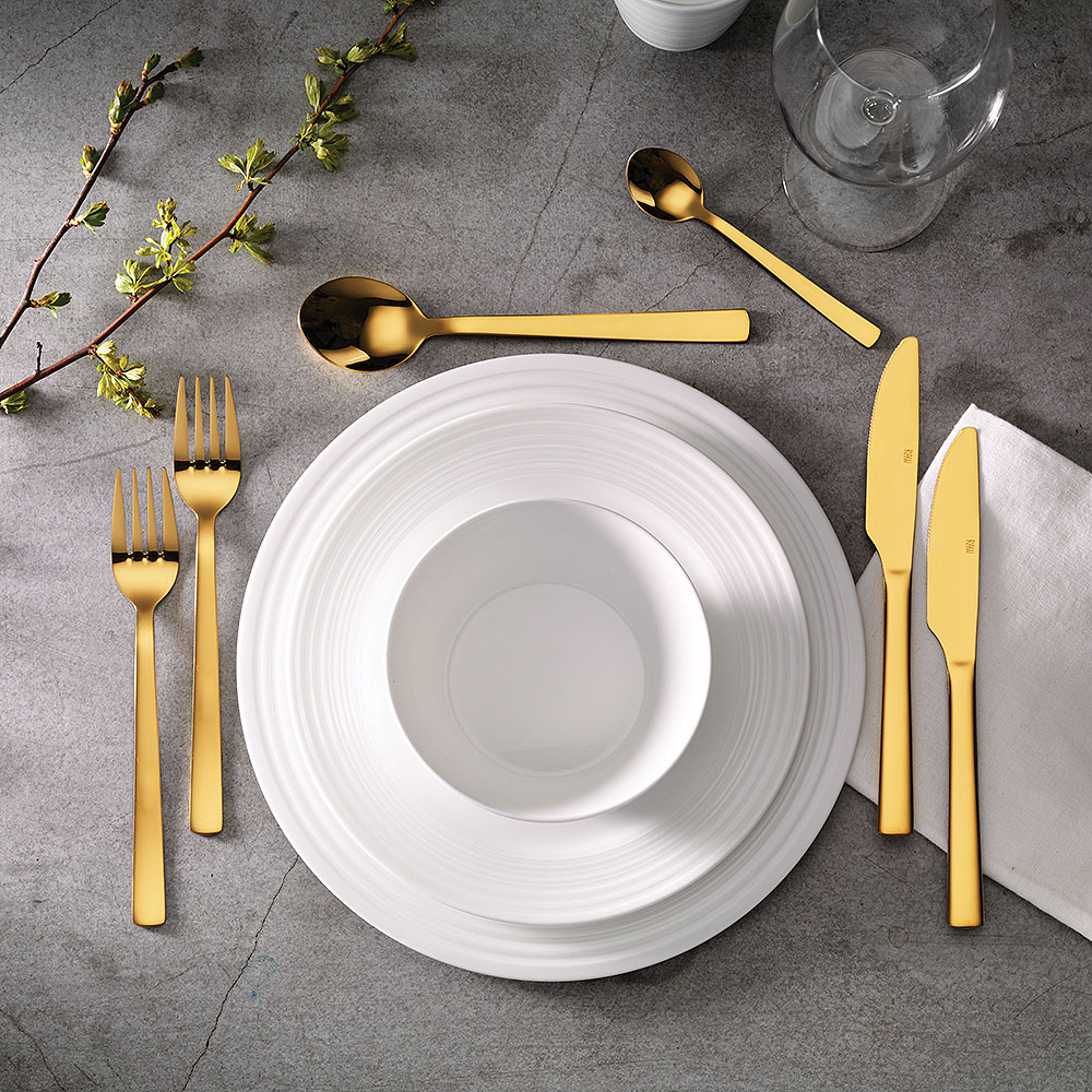 Aida Raw Bestickset 16 delar Guld