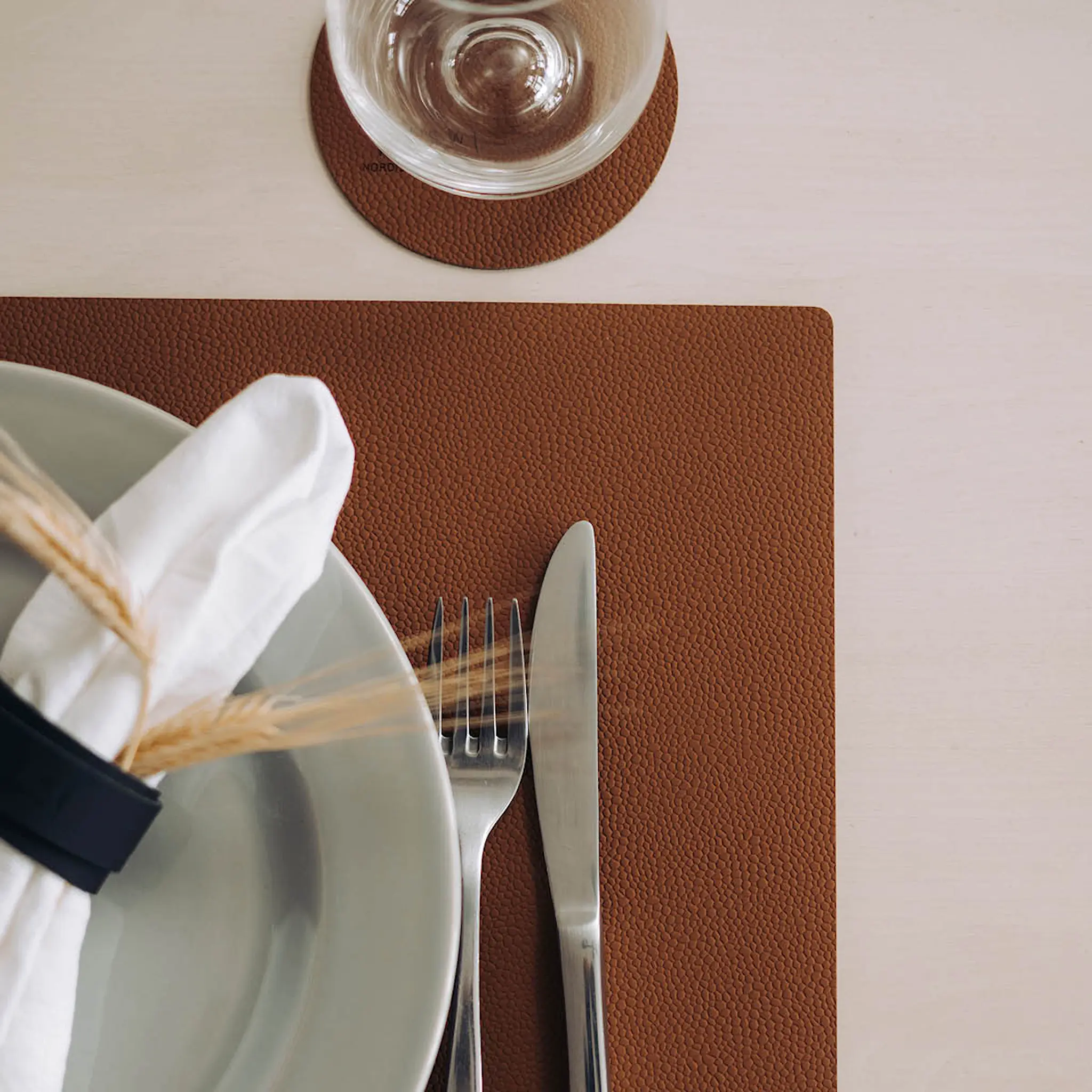 MiLLE W NORDISK DESIGN Rectangular Pöytätabletti 45x35 cm Ruskea