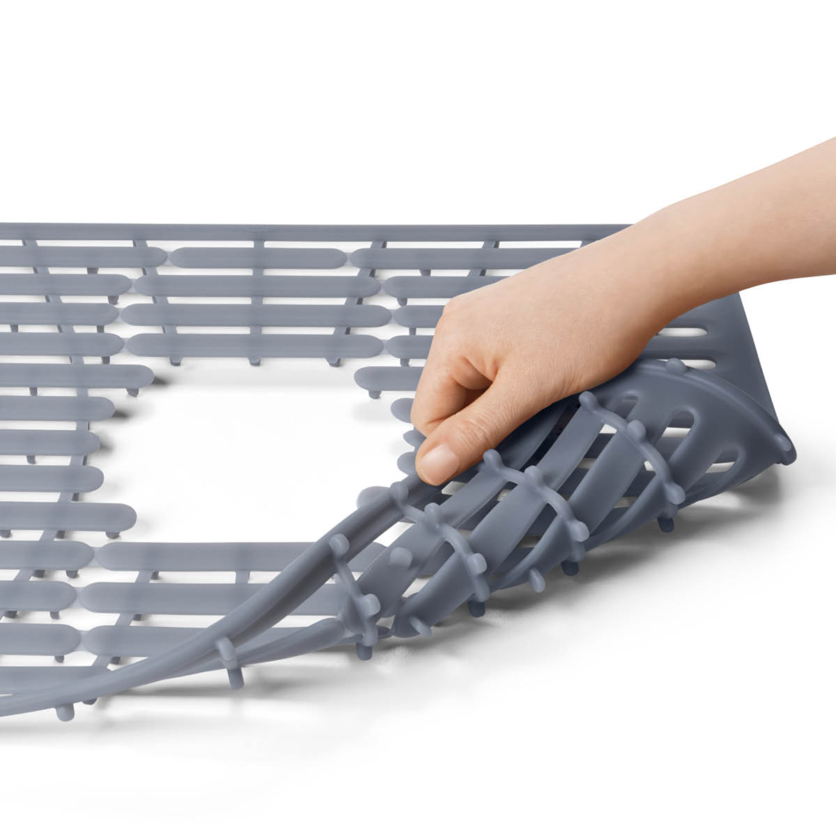 Oxo Oxo Silikonimatto tiskialtaaseen 41,5x32,5 cm Harmaa