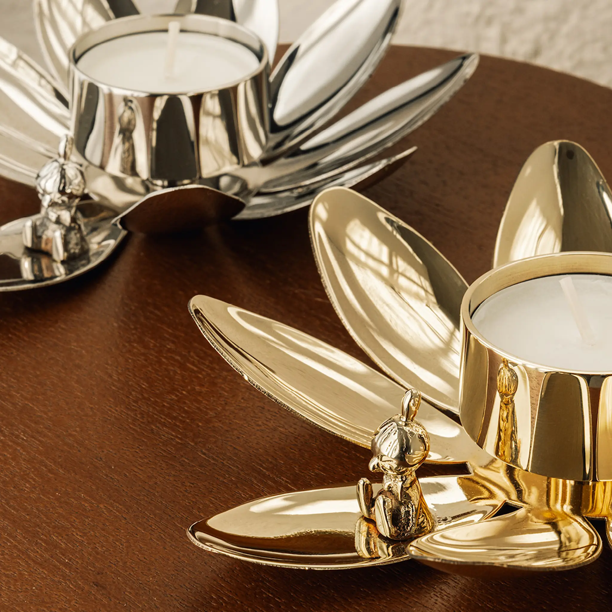 Hilke Hilke x Mumin ljusstake Lilla My mässing